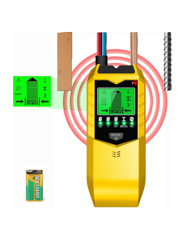 Buscador de Estudio 5 en 1 Shiqiao con Pantalla LCD y Alertas