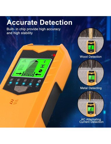 Buscador de Estudio 5 en 1 Shiqiao con Pantalla LCD y Alertas