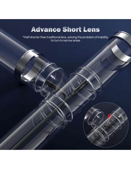 Cámara Endoscópica Ginocaco 4.3'' HD 1080P 15M IP67