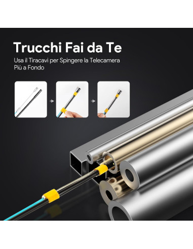 Borescopio DEPSTECH 15m Triple Lente Pantalla 5" 1080P