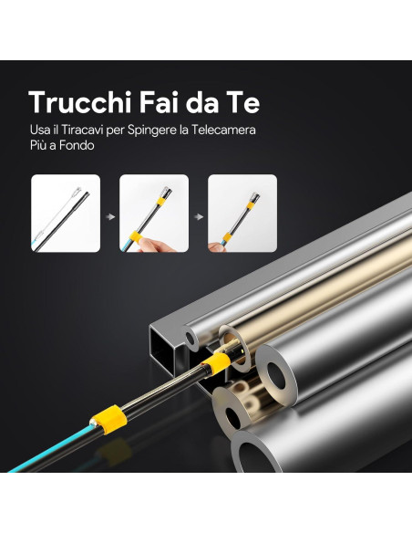 Borescopio DEPSTECH 15m Triple Lente Pantalla 5" 1080P