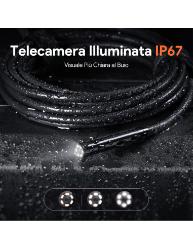 Borescopio DEPSTECH 15m Triple Lente Pantalla 5" 1080P