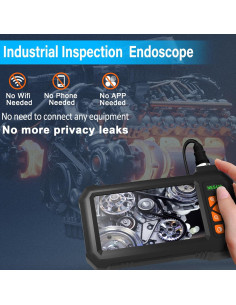 Cámara Endoscopio COOVIE HD 1080P 4.3" IP67 5m 2