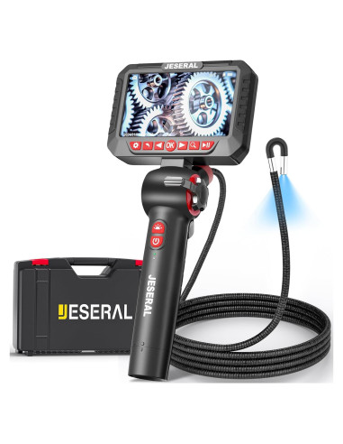 Borescopio Articulado JESERAL 6.2mm Pantalla 5" HD 1080P