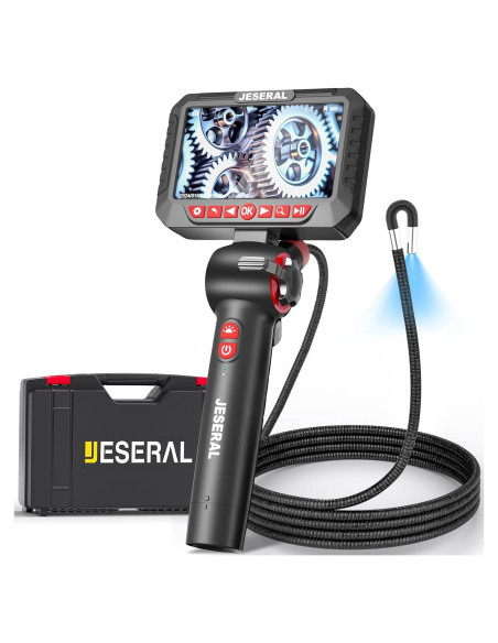 Borescopio Articulado JESERAL 6.2mm Pantalla 5" HD 1080P