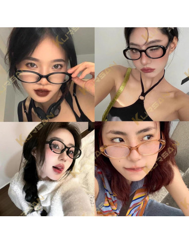 Gafas de Luz Azul KURSAN Ovaladas Unisex Retro 90s