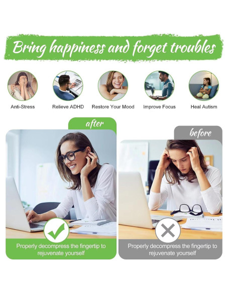 Masilla de Ferrita Antiestrés Cycllty 1100 Piezas para Adultos