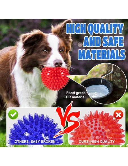 Pelotas LED para Perros JLVAUVT 9 cm Resistentes y Seguras