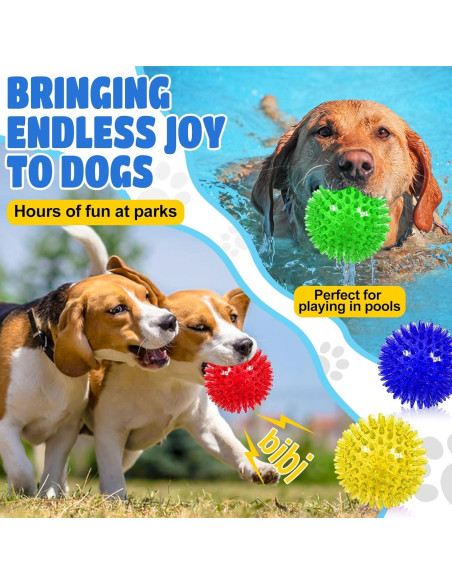 Pelotas LED para Perros JLVAUVT 9 cm Resistentes y Seguras