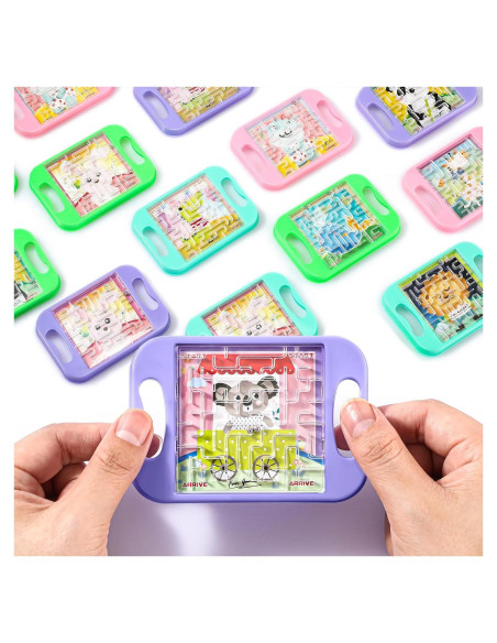 24 Cubos de Rompecabezas Laberinto JellyArch - Juego Educativo