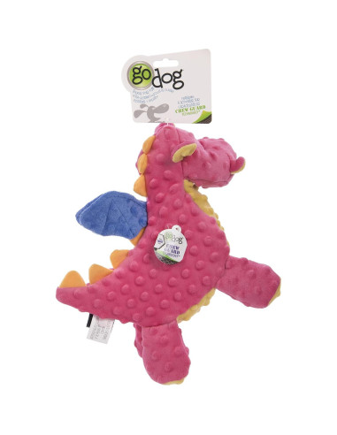 Juguete para Perros goDog Dragón Coral Grande Chew Guard