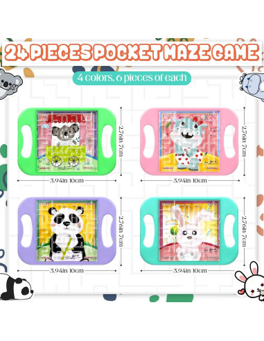 24 Cubos de Rompecabezas Laberinto JellyArch - Juego Educativo