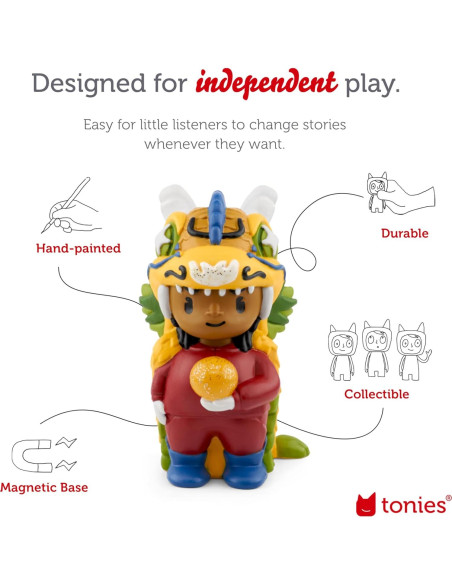 Figurita de audio Tonies Año Nuevo Lunar 11 historias
