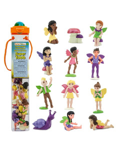 Figuras de Hadas Amigables Safari Ltd. - 10 Piezas Pintadas