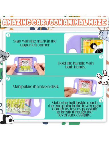 24 Cubos de Rompecabezas Laberinto JellyArch - Juego Educativo