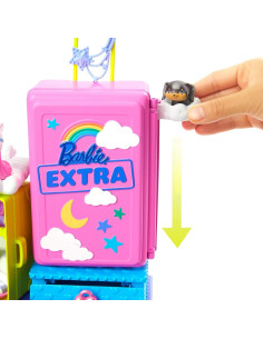 Barbie Conjunto de Viaje Extra HDY91 con 2 Cachorros y Accesorios 2