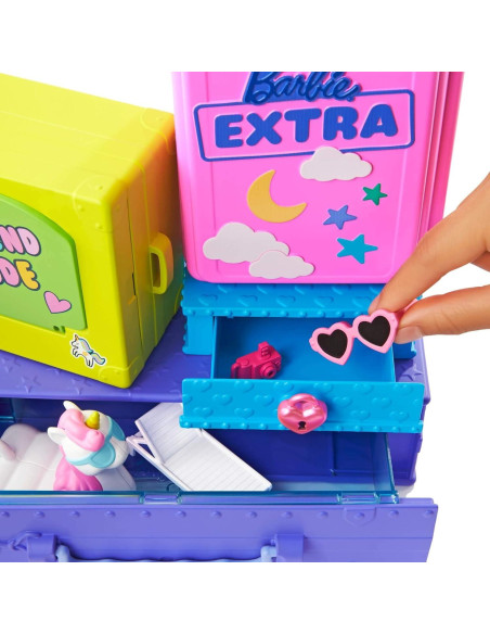 Barbie Conjunto de Viaje Extra HDY91 con 2 Cachorros y Accesorios