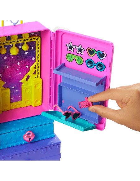 Barbie Conjunto de Viaje Extra HDY91 con 2 Cachorros y Accesorios