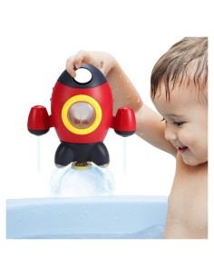 Juguete de Baño Cohete Espacial Elovien para Bebés 1-3 Años