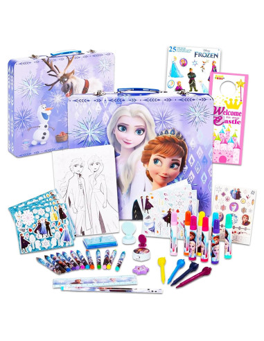 Kit de Arte Disney Frozen - Estuche con 40 Piezas para Colorear