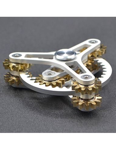 Spinner de Fidget Wewinn de Latón con Engranajes y 12 Rodamientos