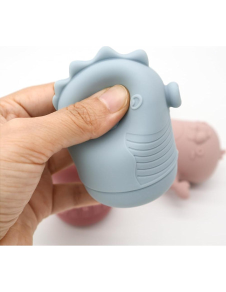 Juguetes de Baño PandaEar Silicona Multicolor 0-3 Años