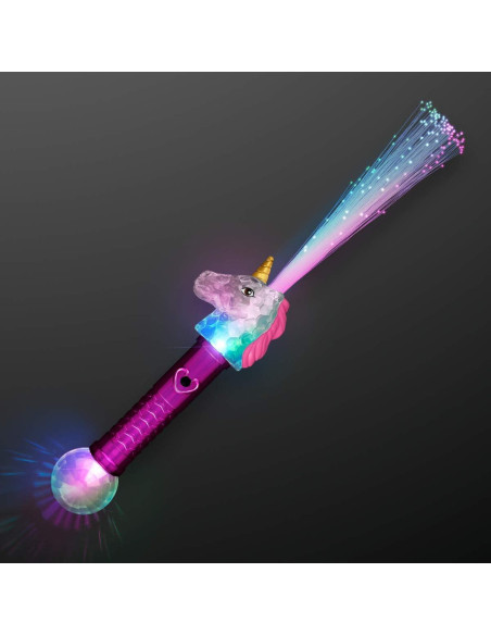 Varita Unicornio Iluminada FlashingBlinkyLights 38 cm LED