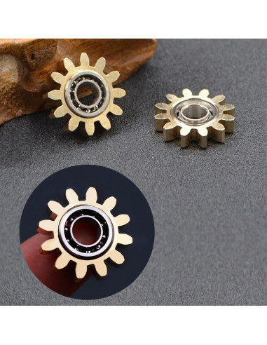 Spinner de Fidget Wewinn de Latón con Engranajes y 12 Rodamientos