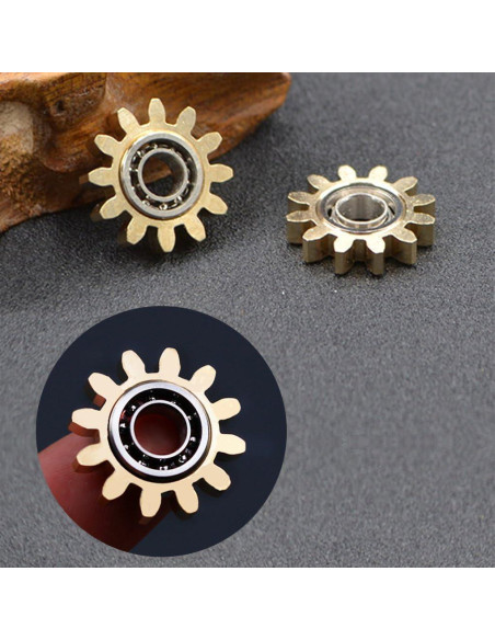 Spinner de Fidget Wewinn de Latón con Engranajes y 12 Rodamientos