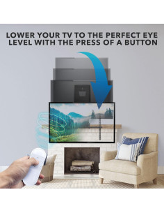 Soporte de TV motorizado Mount-It! para chimenea 80" 2