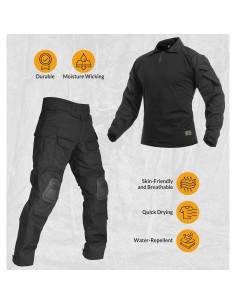 Conjunto Táctico G3 para Hombres - Uniforme de Combate Camuflaje 2