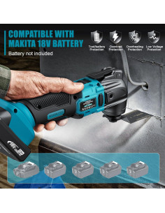 Herramienta Oscilante Inalámbrica DIYtoolifz 18V 6 Velocidades 2