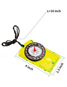 Juego de 6 Brújulas Gejoy para Senderismo y Camping 2