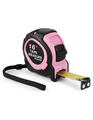 Cinta Métrica Retráctil WORKPRO 5m con Gancho Magnético