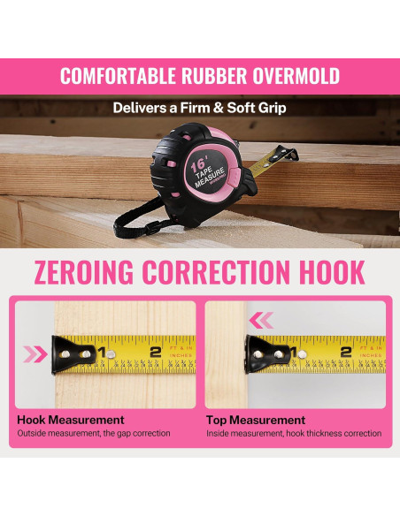 Cinta Métrica Retráctil WORKPRO 5m con Gancho Magnético