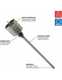 Cortador de Núcleo Bosch HC8501 4.45 cm x 30.48 cm SDS Max 2