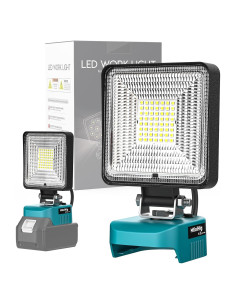 Luz de Trabajo LED MtiolHig 20W 2000 Lumens para Makita 18V
