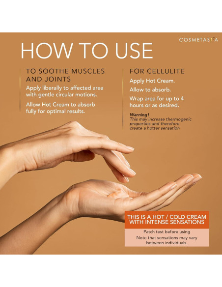 Aceite de Masaje Cosmetasa para Celulitis 259.5 ml - Gel Caliente