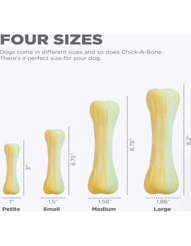 Juguete de Masticar para Perros Petstages Chick-A-Bone Sabor Pollo Mediano