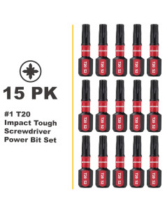 Juego de Puntas de Destornillador Torx GEINXURN 15 Piezas 1" 2