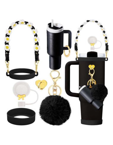 Juego de Accesorios de 7 Piezas ZYBIDEAL para Tazas Stanley