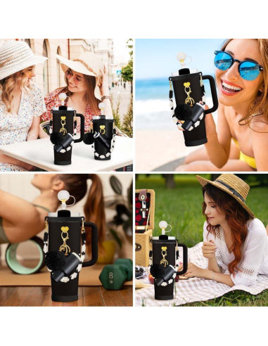 Juego de Accesorios de 7 Piezas ZYBIDEAL para Tazas Stanley