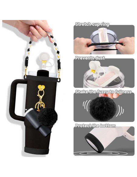 Juego de Accesorios de 7 Piezas ZYBIDEAL para Tazas Stanley