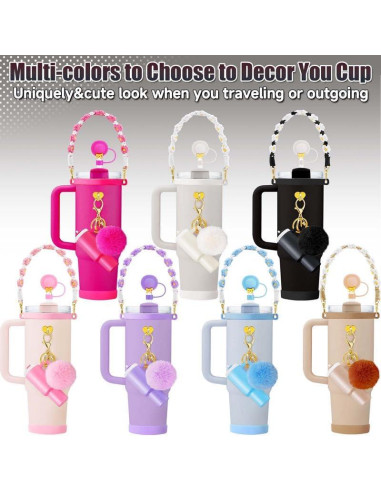 Juego de Accesorios de 7 Piezas ZYBIDEAL para Tazas Stanley