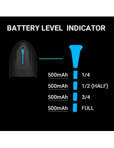 Escáner de Código de Barras Inalámbrico Tera 1D Negro 2