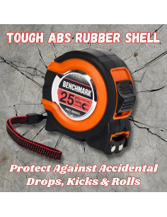 Cinta Métrica Benchmark 25 pies (7.5 m) - Paquete de 3 2