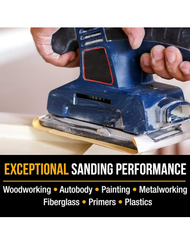 Hojas de Lija Dura-Gold Premium 40 Granos - Caja de 12 Unidades