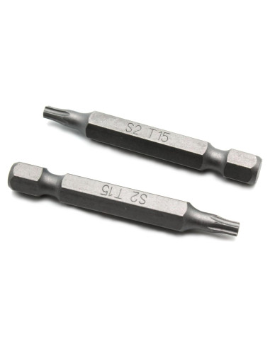 Juego de Puntas de Destornillador Torx T15 TEMO 25 Pcs Acero S2