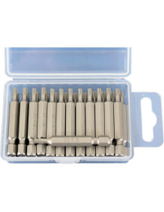 Juego de Puntas de Destornillador Torx T15 TEMO 25 Pcs Acero S2 2