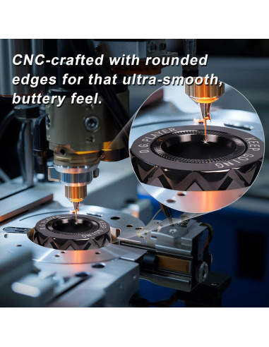 Anillo Giratorio Antiestrés D.G.PLAYER Negro Ajustable 3.5cm